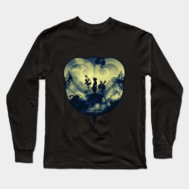 Kingdom Hearts Long Sleeve T-Shirt by sephcornel